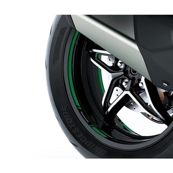 Kawasaki Wheel rim tape kit green (ZXT02A)